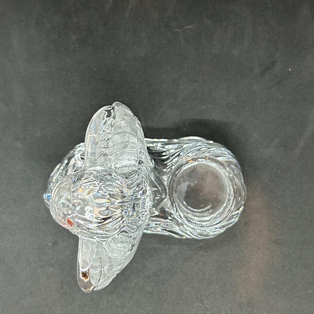 Vintage Lead Crystal Praying Kneeling Angel Tea Light Votive Candle Holder - Picture 6 of 11